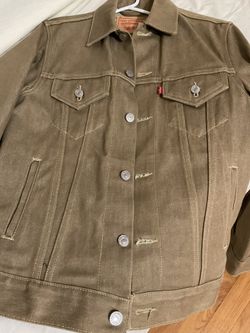  LEVIS TRUCKER 70589  CAMEL COLOR RETRO STYLE  JACKET