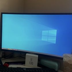 SAMSUNG 27" Class Curved 1920x1080 VGA HDMI 60hz 4ms AMD Freesync HD LED Monitor - LC27F396FHNXZA