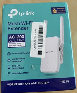 TP link AC1200 dual band wifi extender
