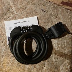 Bike lock with code