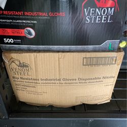 Black Nitrile Gloves 