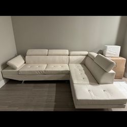 White Sectional Sofa