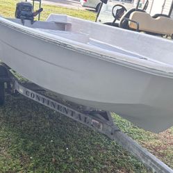 Forcast 14ft Boat W/15HP Evinrude