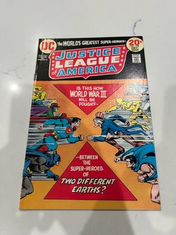 Justice Leage of America 108, 2nd Appearance Freedom Fighters. Batman Superman 1973 DC, FN-
