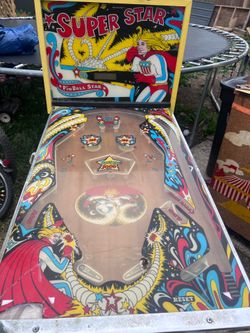 Super Star pin ball machine