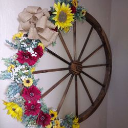 Decorative Flower Wheel