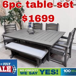 6 Pc Dining Set