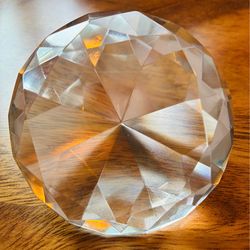 Glass Diamond Crystal Decoration