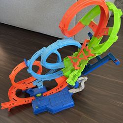 Hot Wheels Roller Coaster Motorized Loop Track