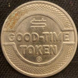 Vintage Good-Time Token / Fun For All Arcade Game Coin - Original 1980's Memorabilia 