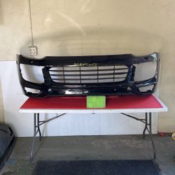 2011 2012 2013 2014 PORSCHE CAYENNE FRONT BUMPER COVER OEM BLACK COLOR