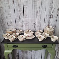 Gorgeous 37 Piece Set Of Castleton Lotus China 