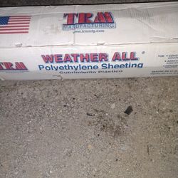 Polyethylene Sheeting.