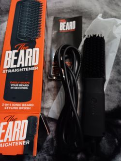 Beard straightener