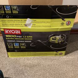 Free: Needs Work. Ryobi Electric Pressure Washer