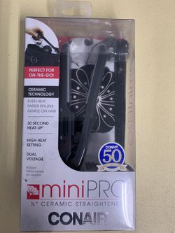 Conair Mini Pro 1/2” Ceramic Straightener