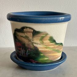 Thomas Kinkade Ceramic Planter