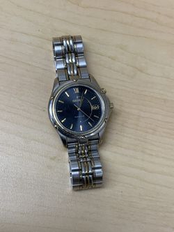 Seiko Kinetic Two Tone Men’s Stainless Steel Watch