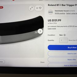 Roland  BT-1  Bar Trigger Pad