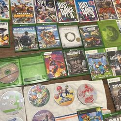 50 Video Games Console Lot 