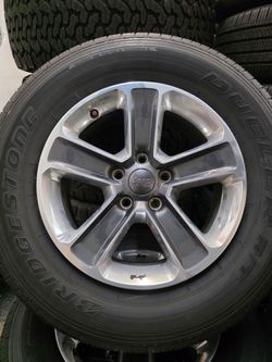 5) 18" JEEP Wrangler rims / tires.