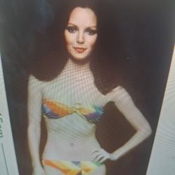 Jaclyn Smith Bikini Pose Canvas Art Print 