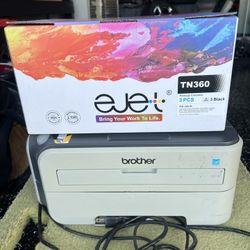 Laser Printer plus 2 Toner Cartridges 