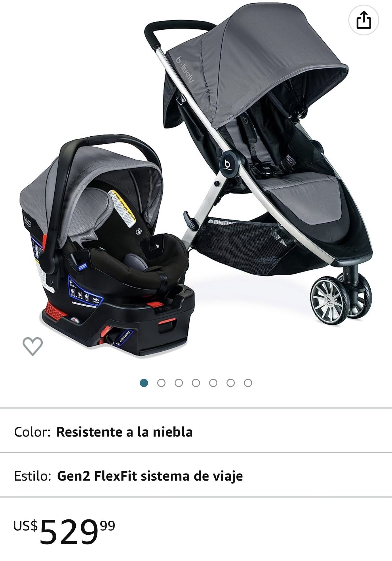 Britax B-lively & B-safe Gen2 Flexfit Travel System 