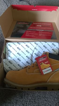 Brand new Dickies steel toe work boots still in the box