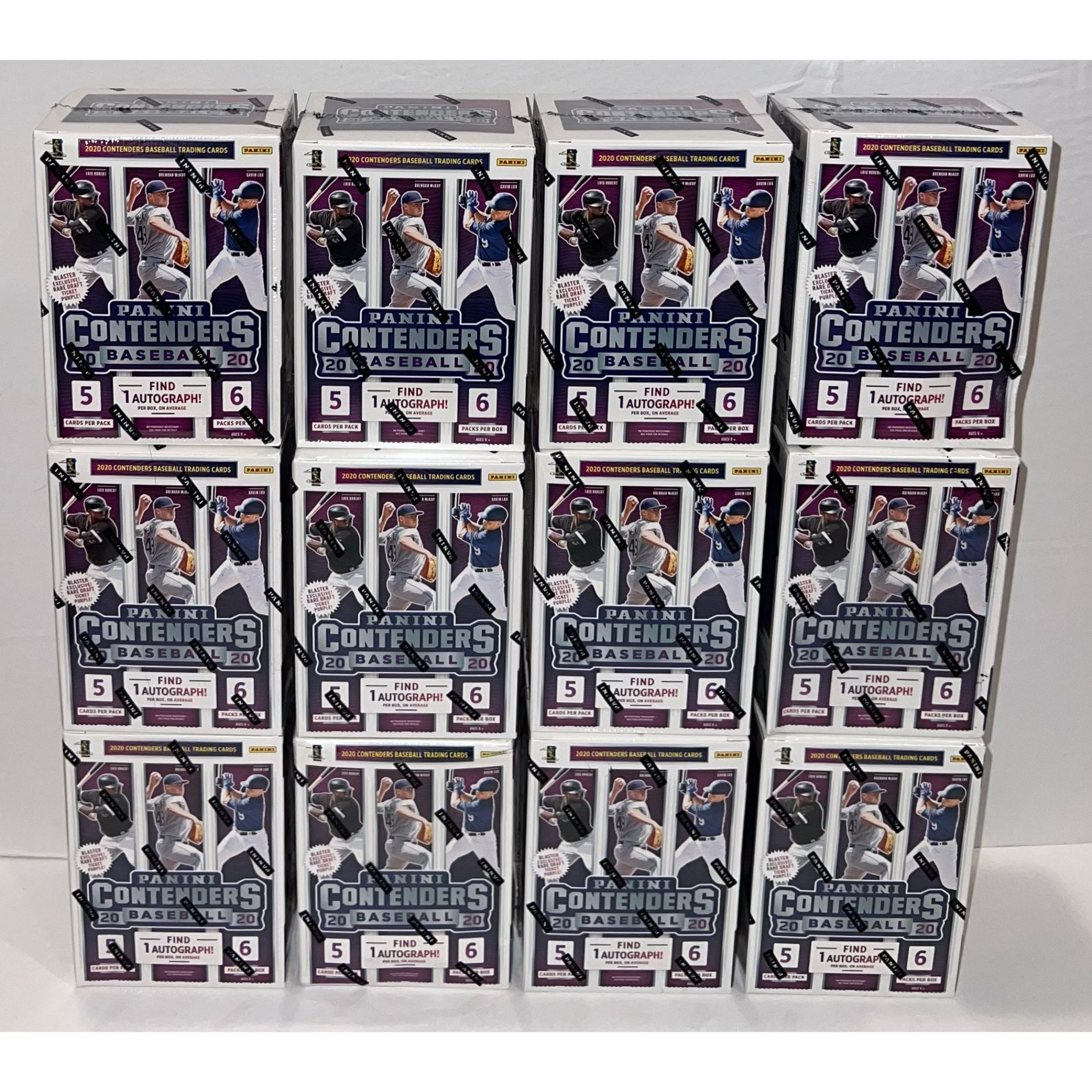 2020 Panini Contenders Baseball Blaster Boxes Brand New Factory Sealed MLB Cards 1 Autograph Per Box