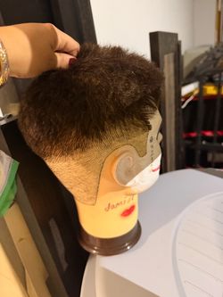 Joker head/hair manequin only face