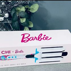 BRAND NEW! CHI Barbie 1.25"  Titanium Triple Barrel Deep Waver