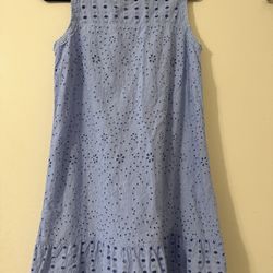 LOFT Sky Blue Midi Dress