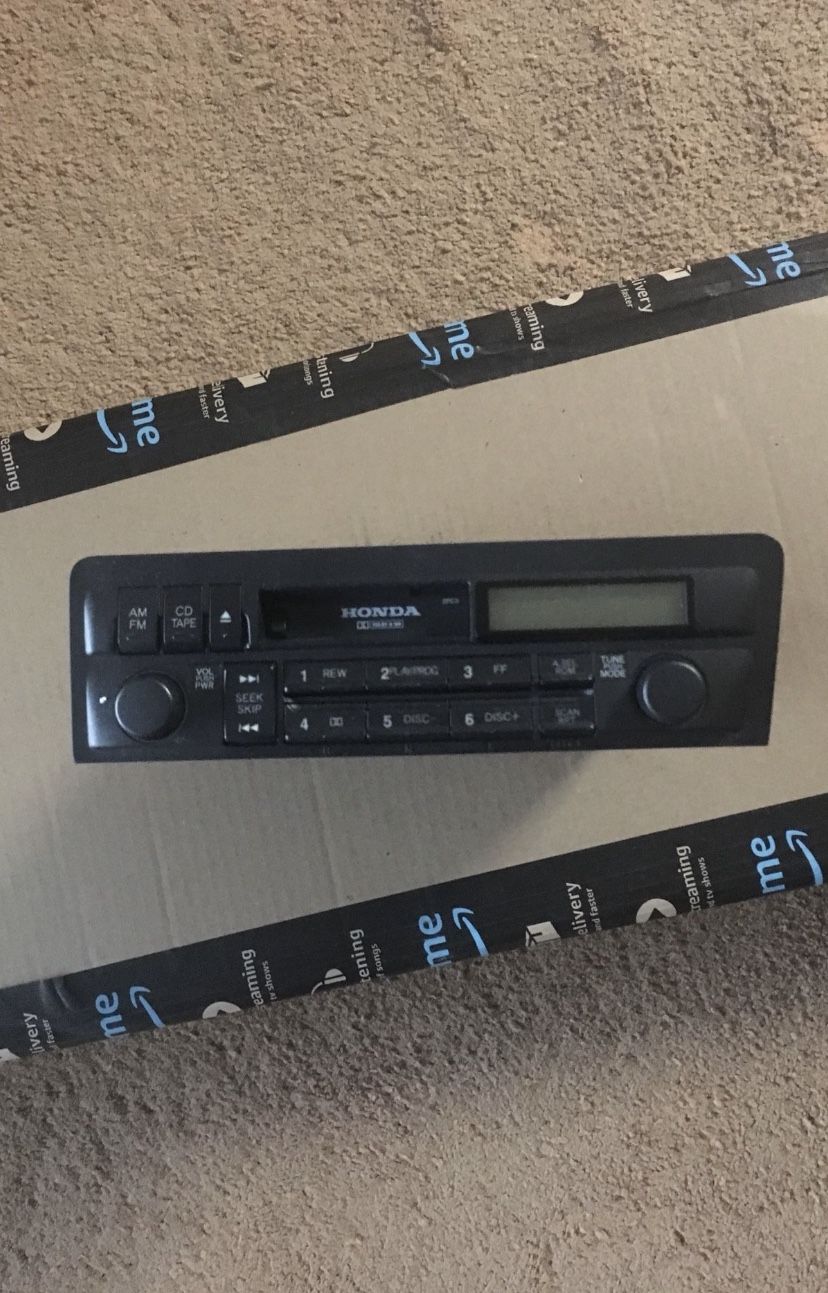 Cassette Tape Car Stereo, 2001 Honda Civic LX 4dr