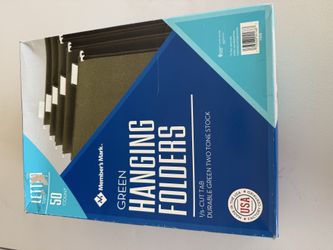 Member’s Mark Green Hanging Folders