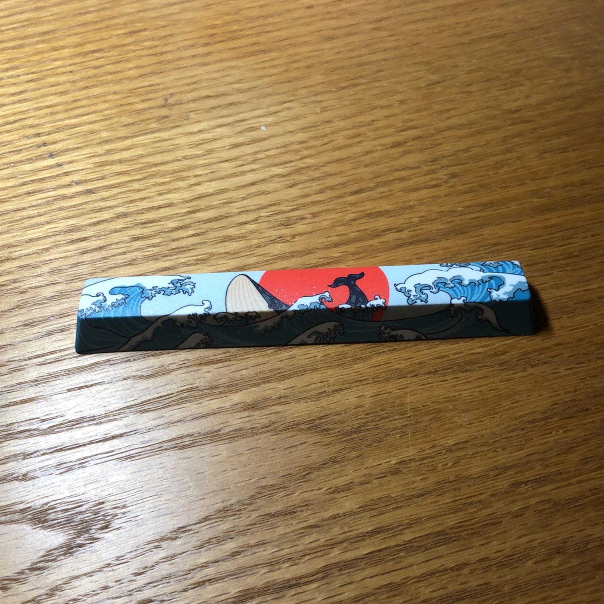 Coral SpaceBar Keycap