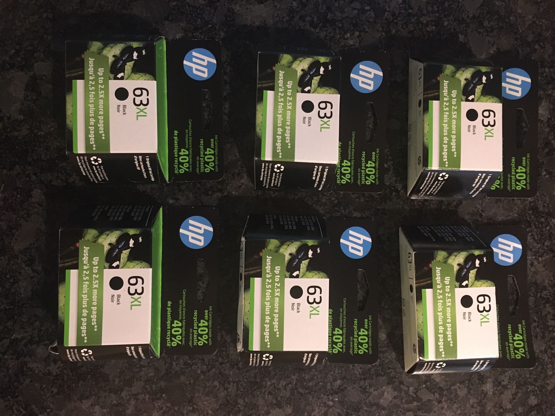 2 X Hp Ink Unexpired Not Opened