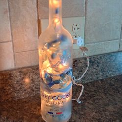 Grey Goose Bottle Lamp