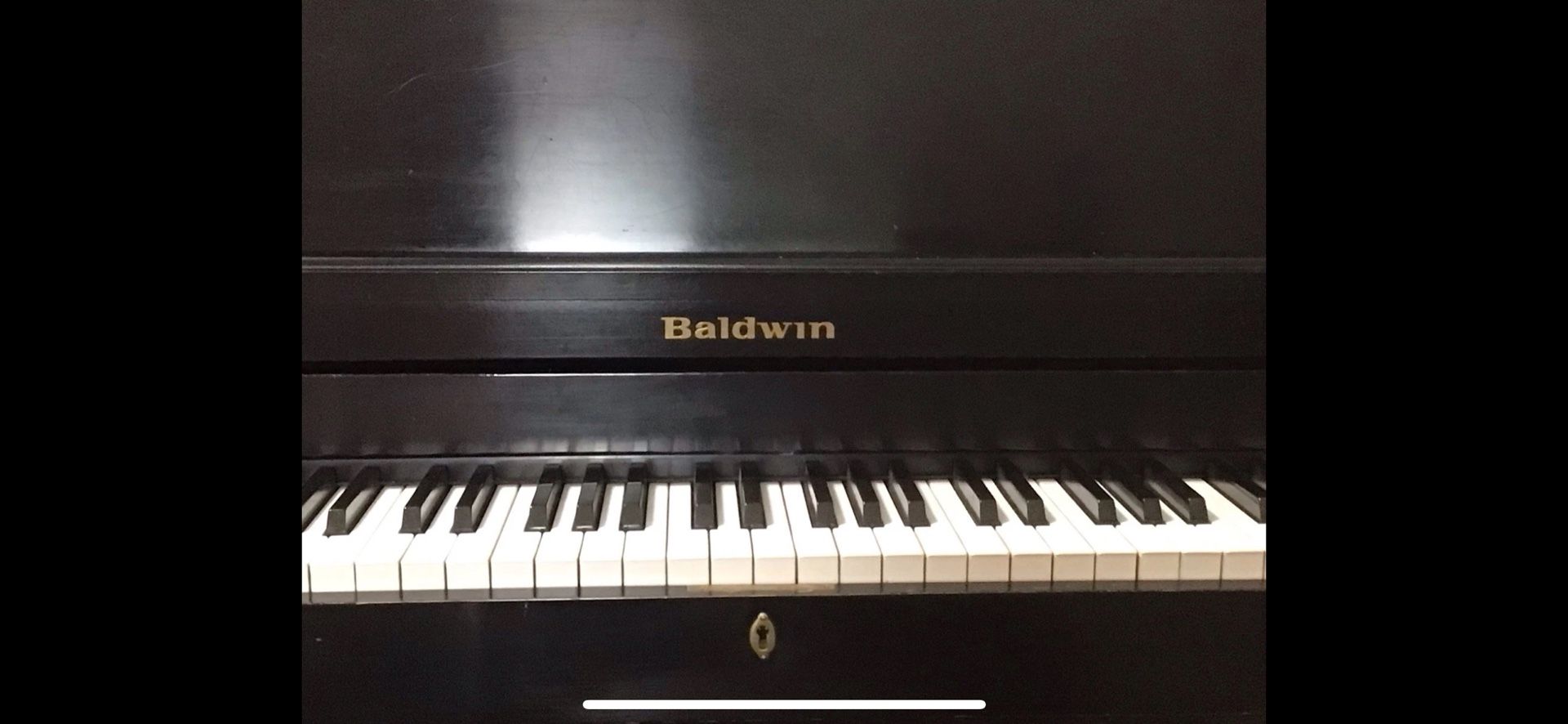 Baldwin Hamilton Upright Piano Black Satin Finish