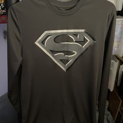 Superman Long Sleeve T-Shirt (Size: Medium)