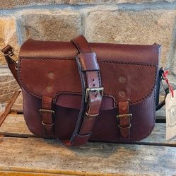 Leathers Leatherwork Messenger Bag