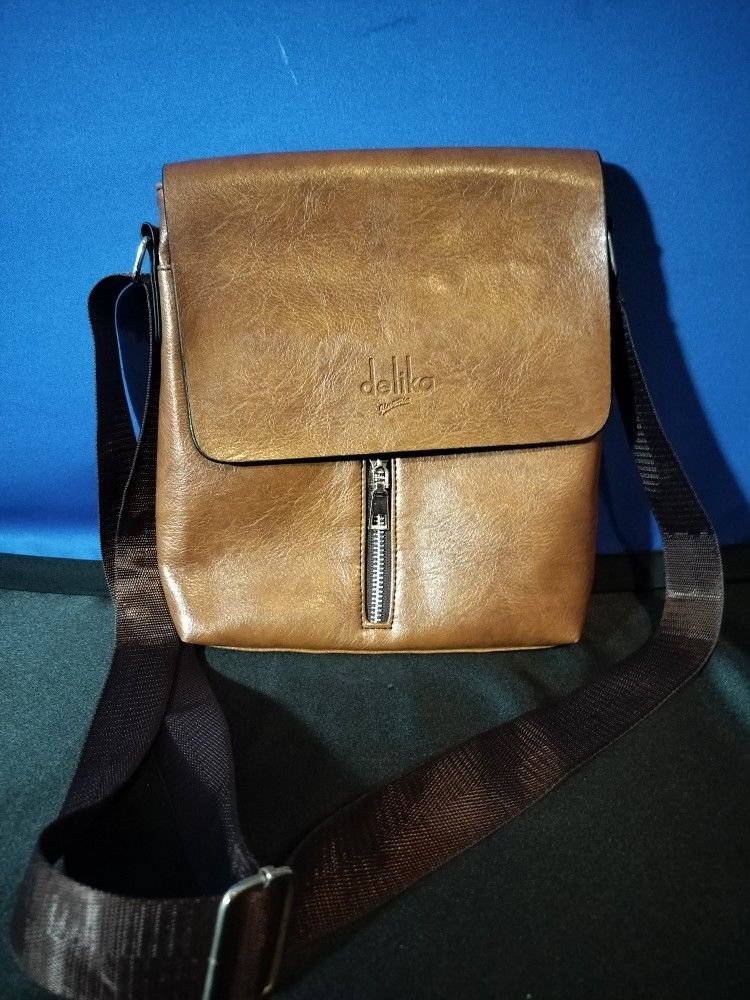 Original Delika Leather Mens Crossbody Bag