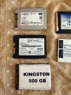 Hard Driver SSD 500, 256, 128 GB SATA Solid State Driver