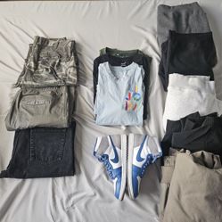 STREETWEAR BUNDLE!!! SHOES, T SHIRTS, PANTS. WILLING TO NEGOTIATE FOR ALL ITEMS