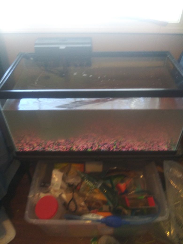 40 gallon fish tank comes with everything