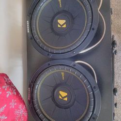 2 - 10"  Kicker Comp, C 