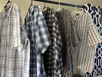 Casual checkered pattern shirts