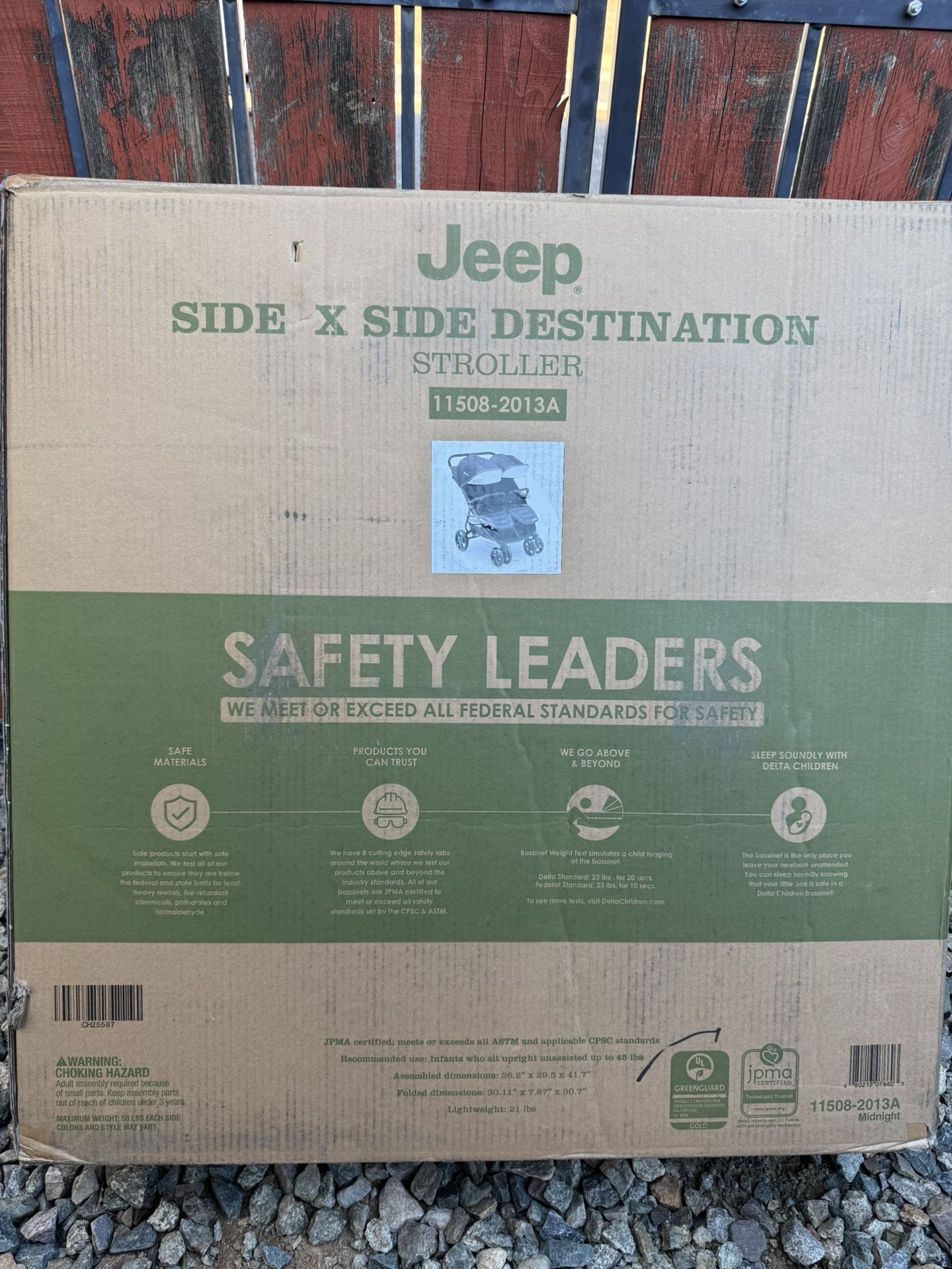 New! Jeep Destinations Double Stroller