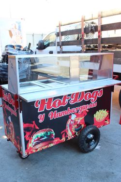 🚨🔥Hot Dog & Hamburger Food Cart - New!