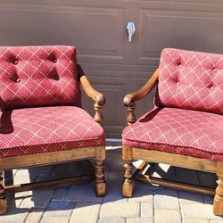 Vintage Ethan Allen Armchairs 2